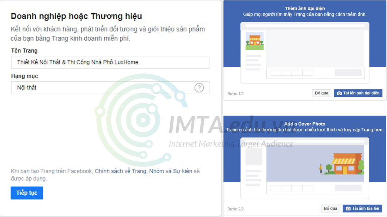Tạo Fanpage Tạo Fanpage