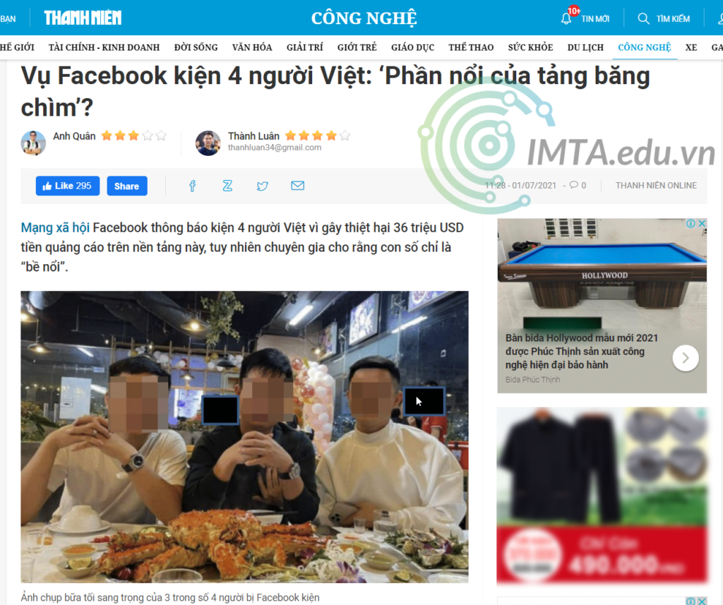 Chính sách quảng cáo Facebook Ads