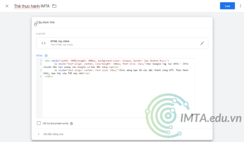 Google Tag Manager (GTM) là gì? Hướng dẫn chi tiết 2026