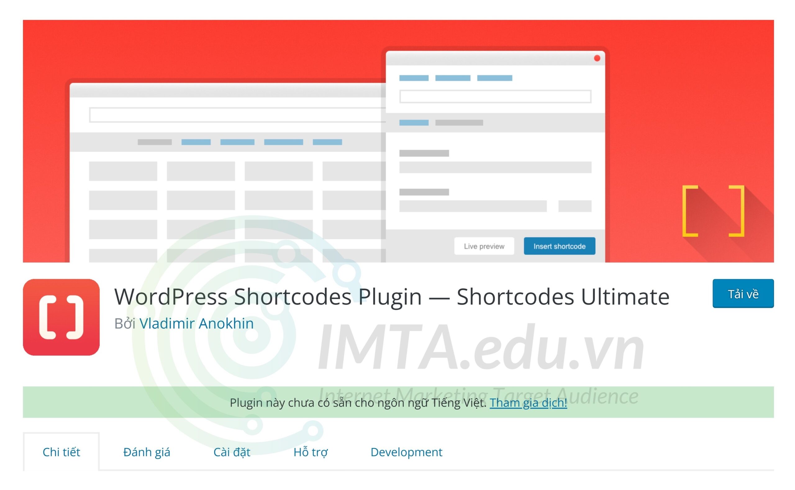 Plugin Shortcodes Ultimate trên kho WordPress.org