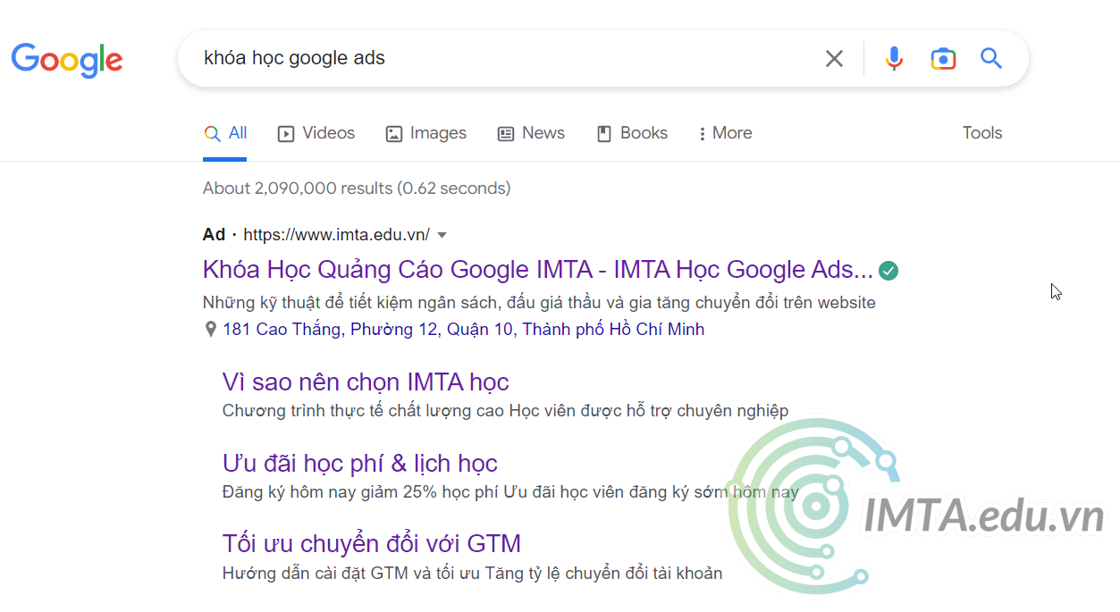 Quảng cáo tìm kiếm Google Ads