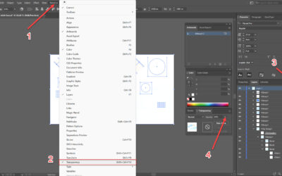 Giảm độ mờ Opacity cho tất cả Element hoặc Layer trong ILLUSTRATOR