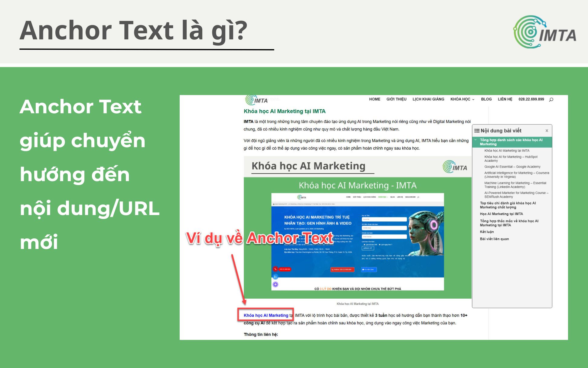 Anchor Text là gì?