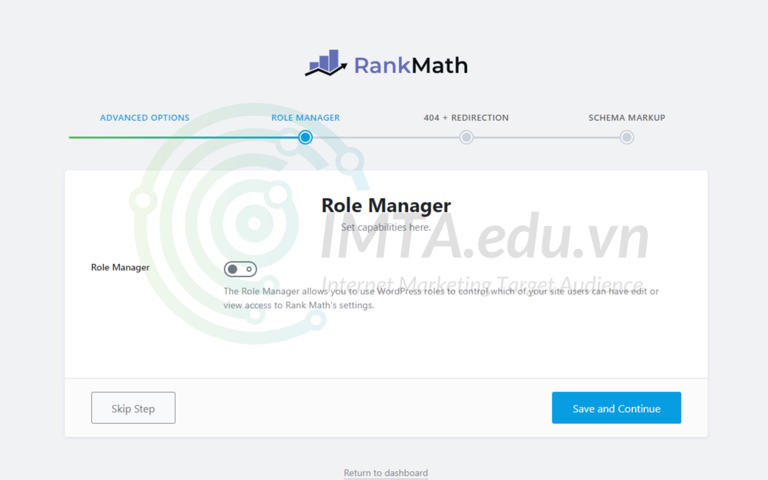 Tính năng Role Manager của Rank Math