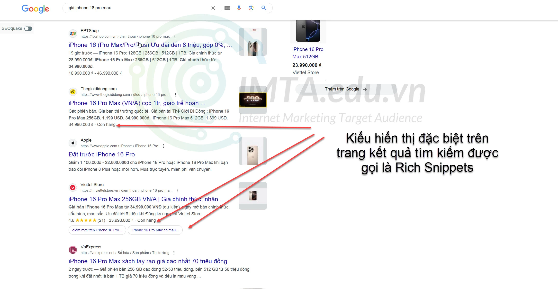 Rich Snippets