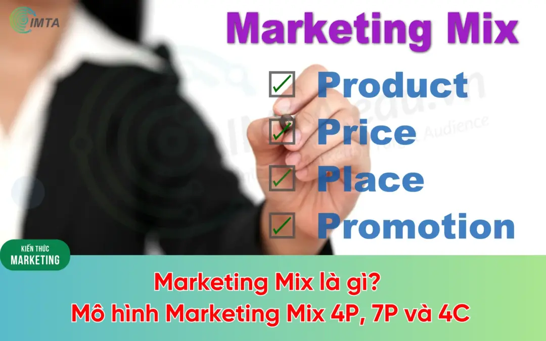 Marketing Mix là gì? Mô hình Marketing Mix 4P, 7P và 4C