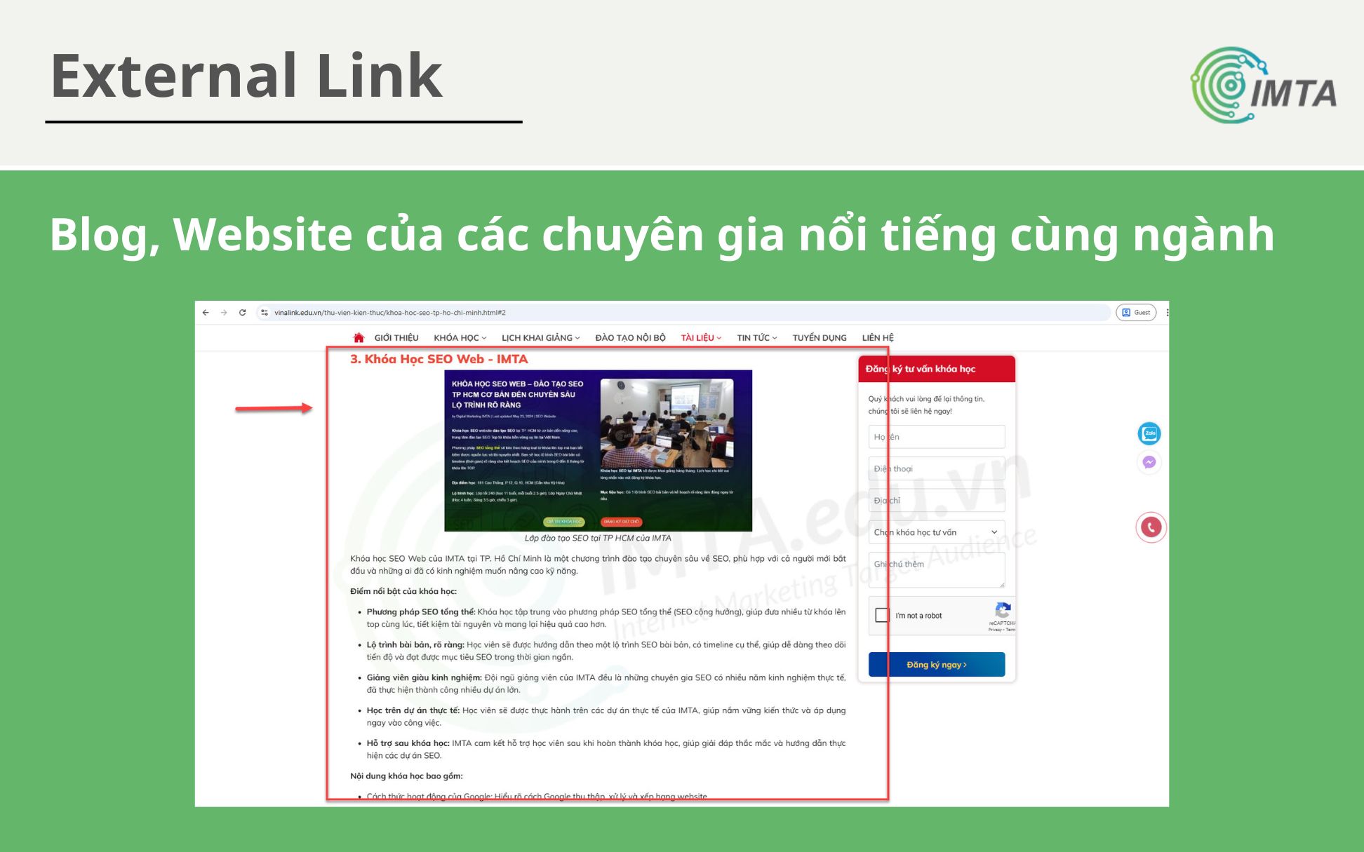 Blog, Website của các chuyên gia nổi tiếng cùng ngành