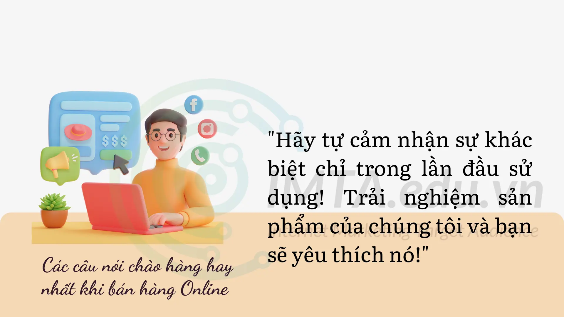 Những câu nói chào hàng hay nhất khi bán hàng Online