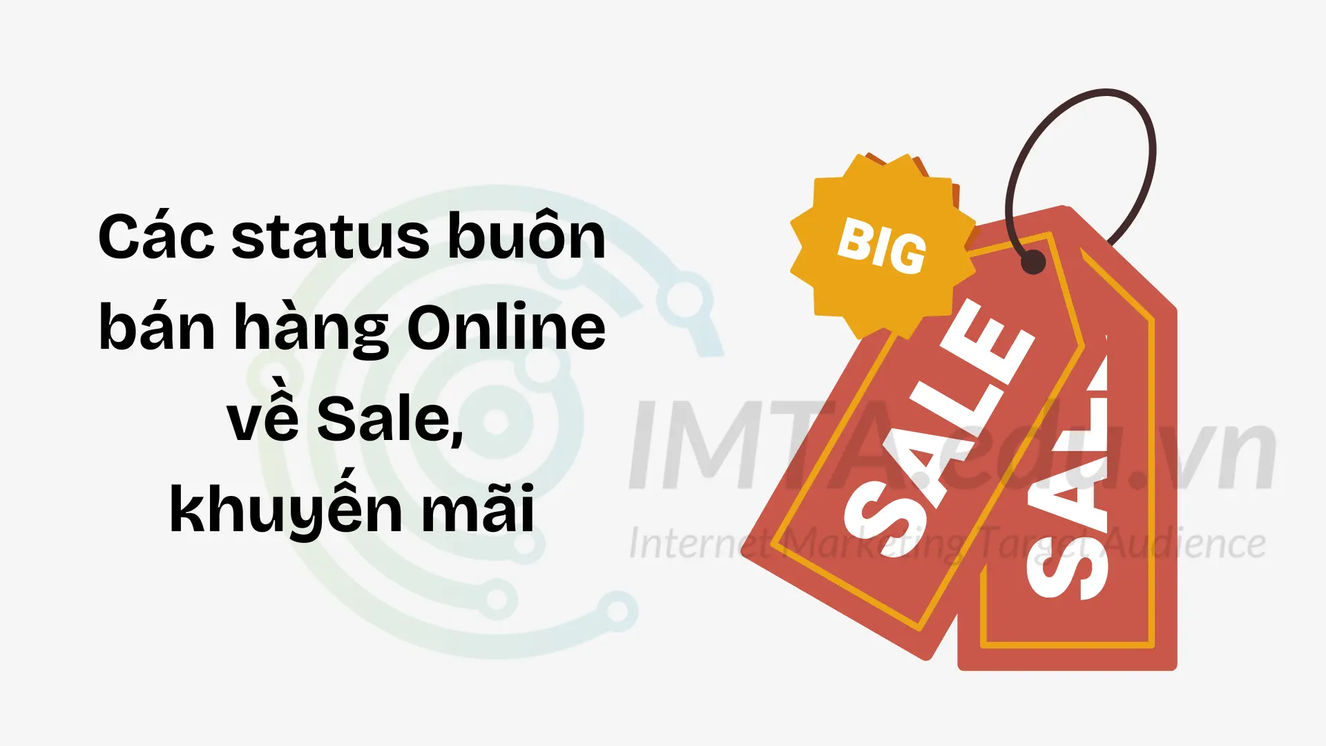 Các status buôn bán hàng Online về Sale, khuyến mãi