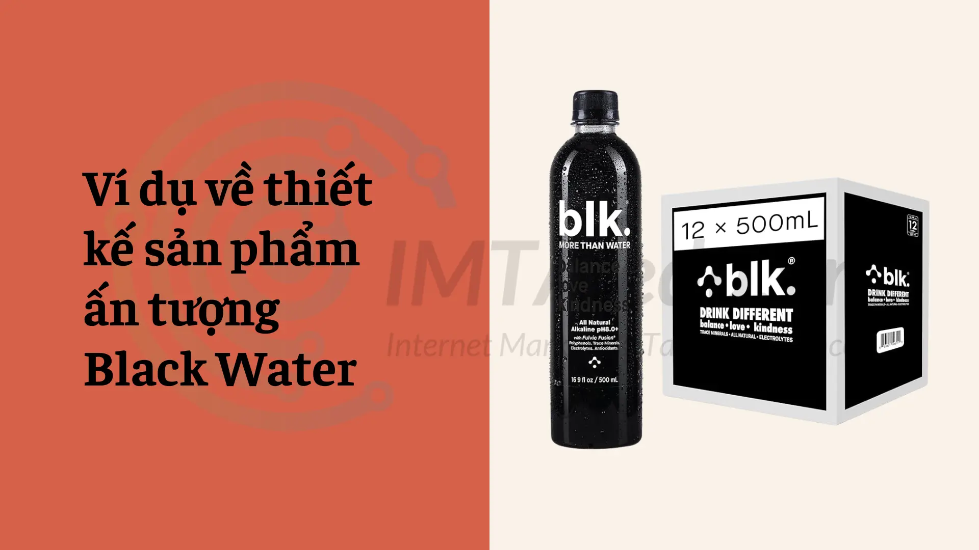 Ví dụ về thiết kế sản phẩm ấn tượng Black Water