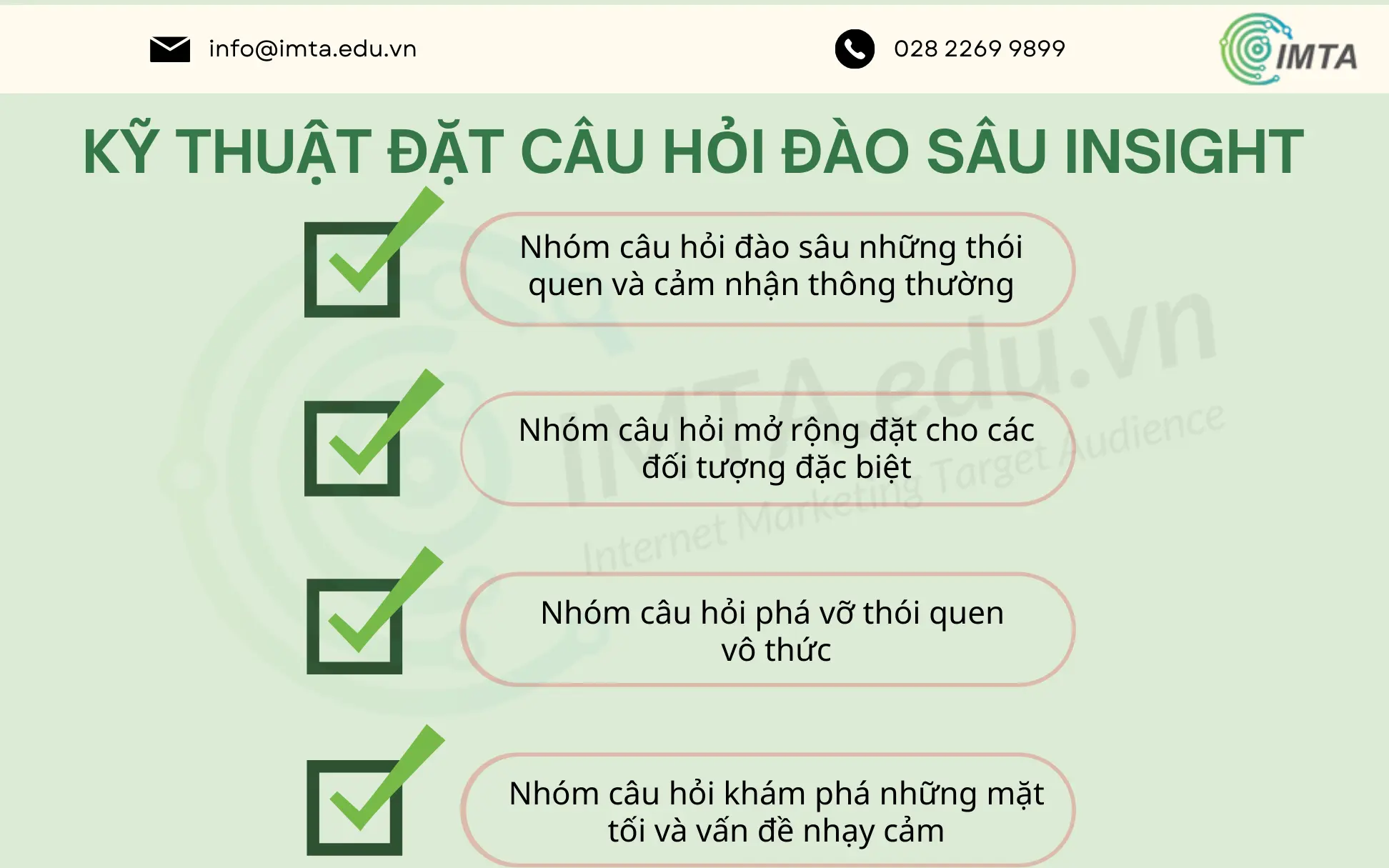 4 Kỹ thuật đặt câu hỏi đào sâu Insight cho các mục đích cụ thể