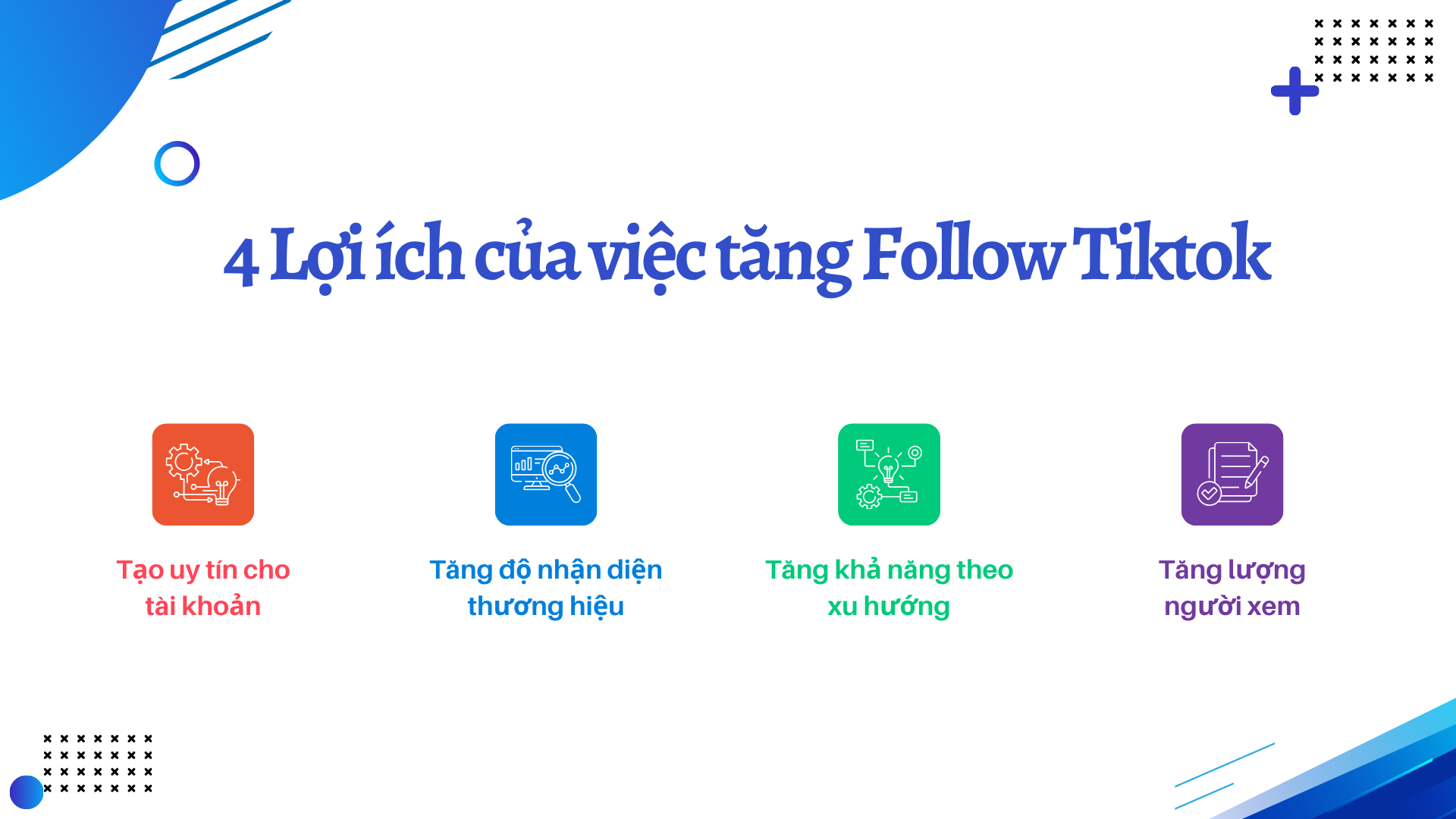 4 Lợi ích của việc tăng Follow Tiktok