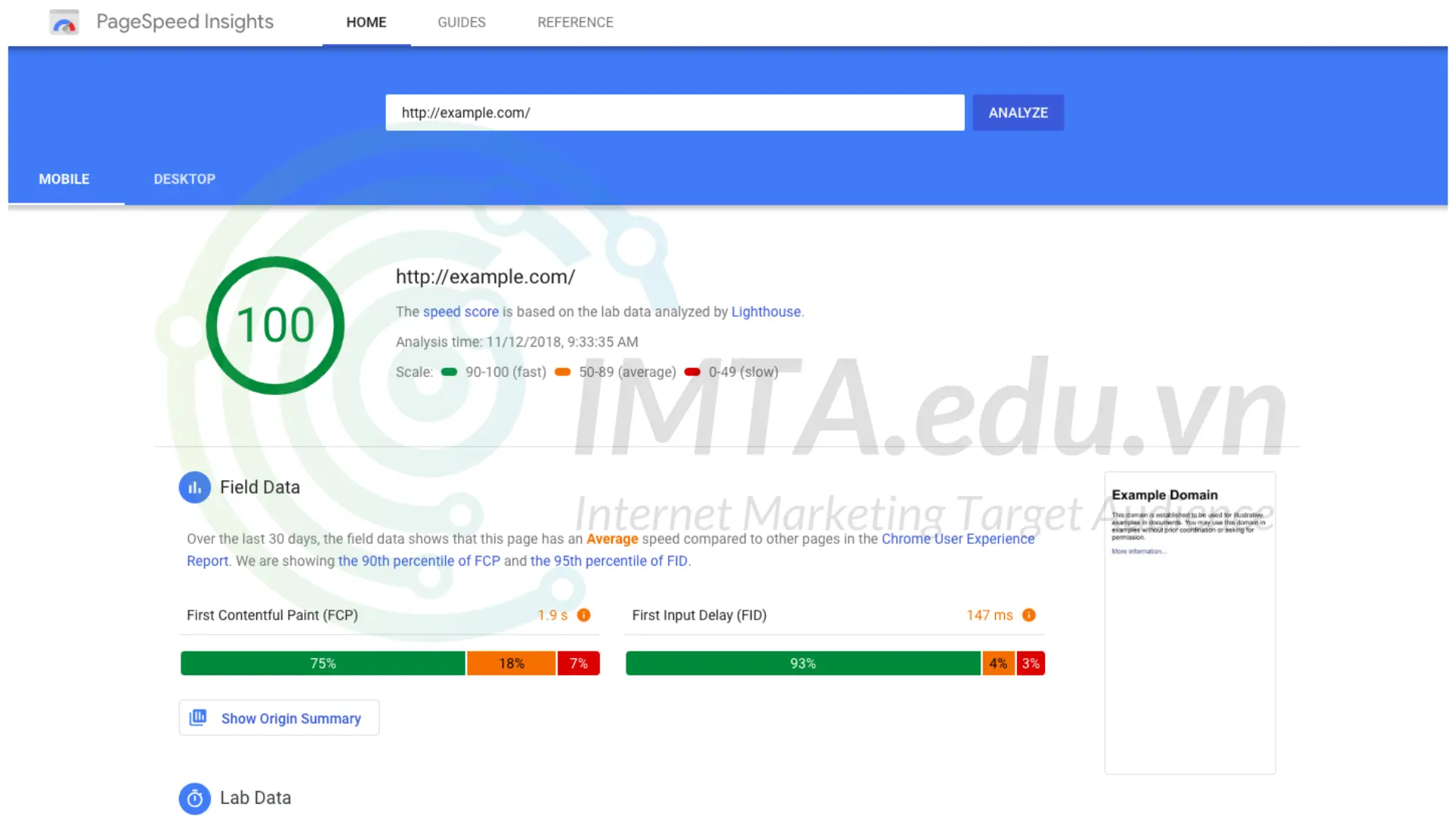 Google PageSpeed Insights