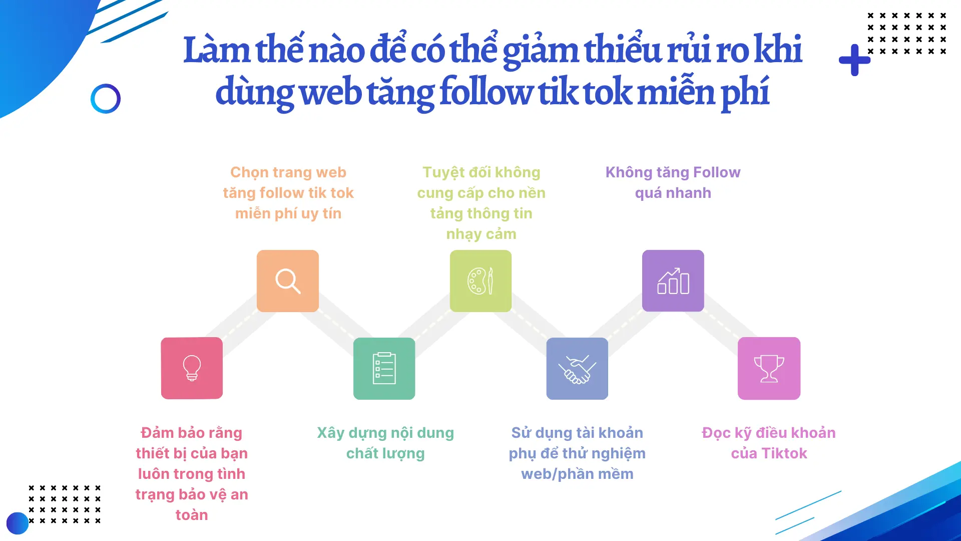 Làm thế nào để có thể giảm thiểu rủi ro khi dùng web tăng follow tik tok miễn phí