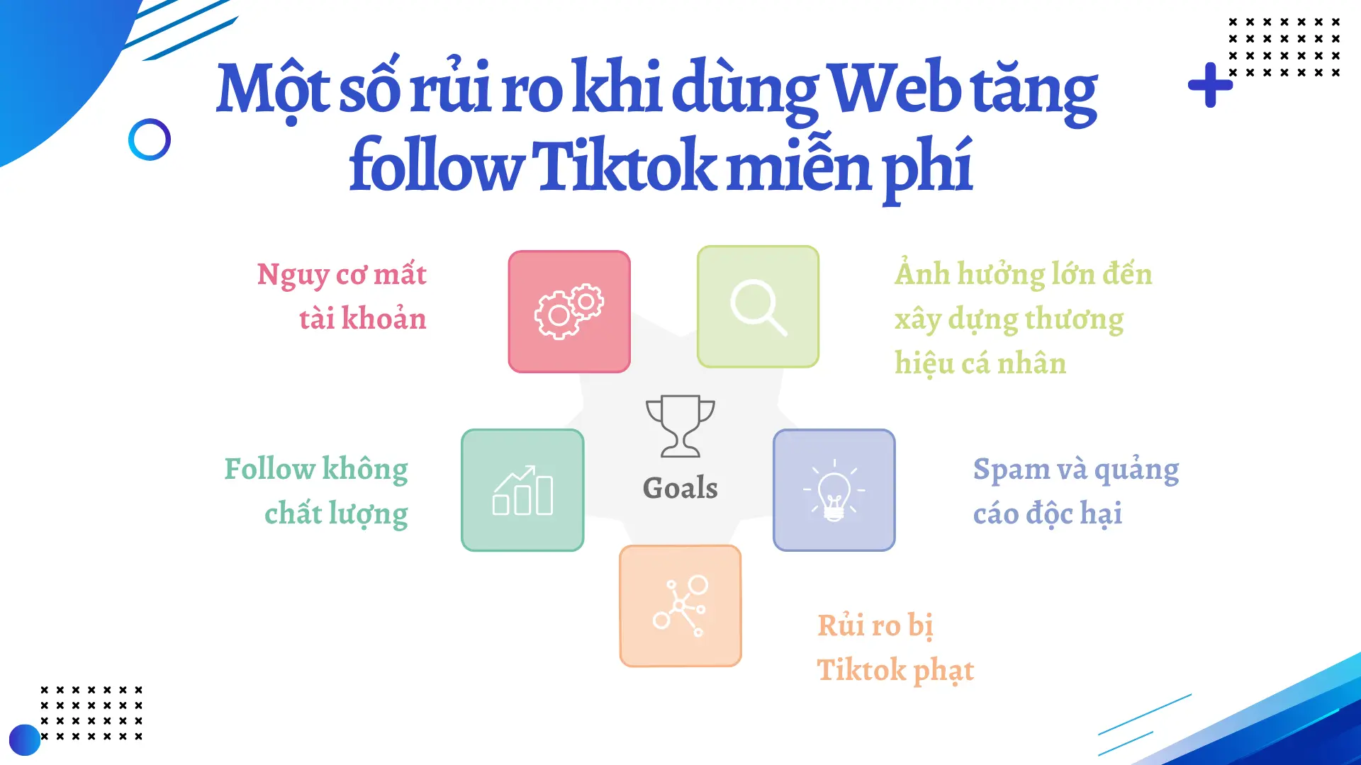 Một số rủi ro khi dùng Web tăng follow Tiktok miễn phí