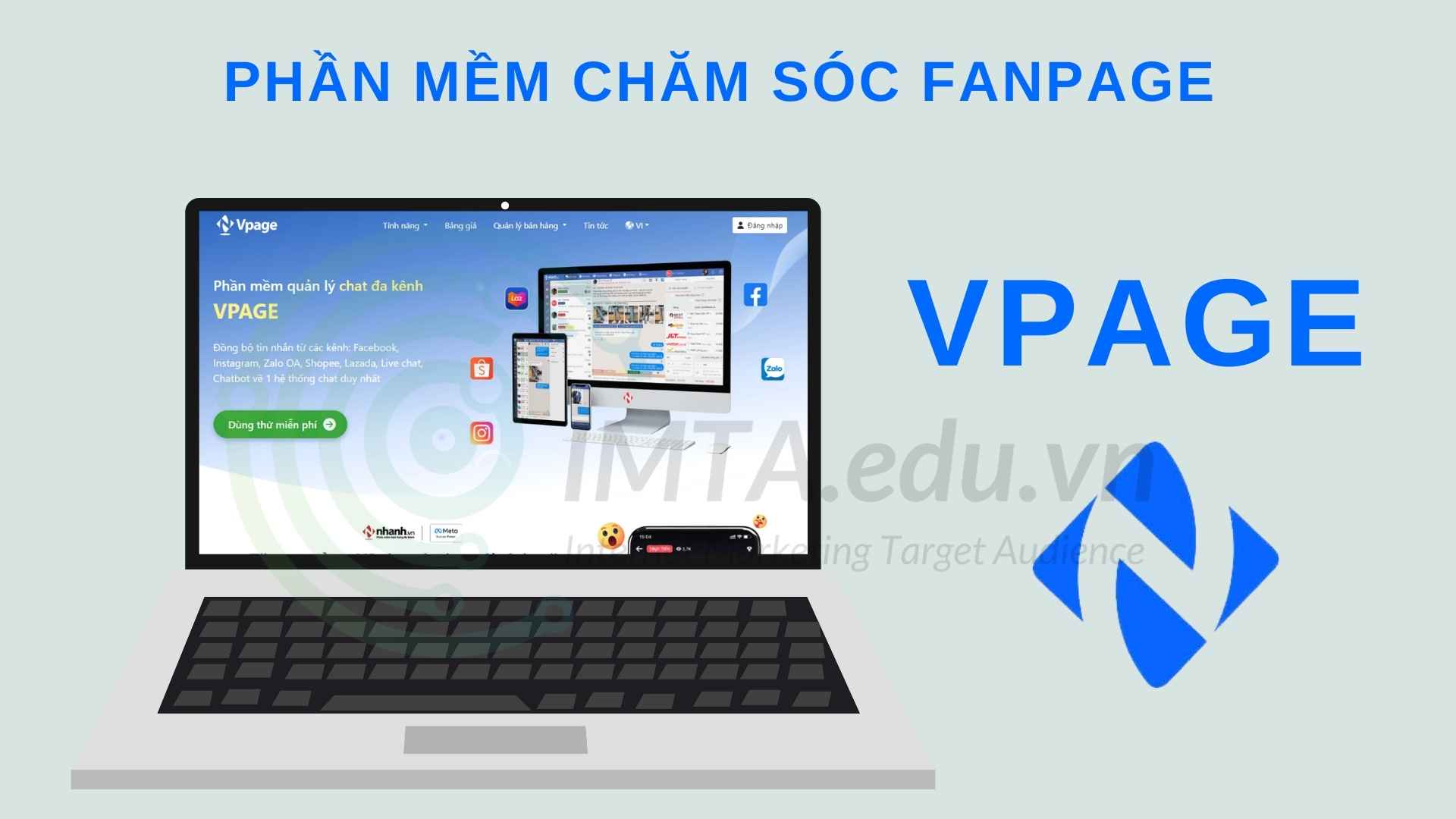 Phần mềm chăm sóc Fanpage Vpage