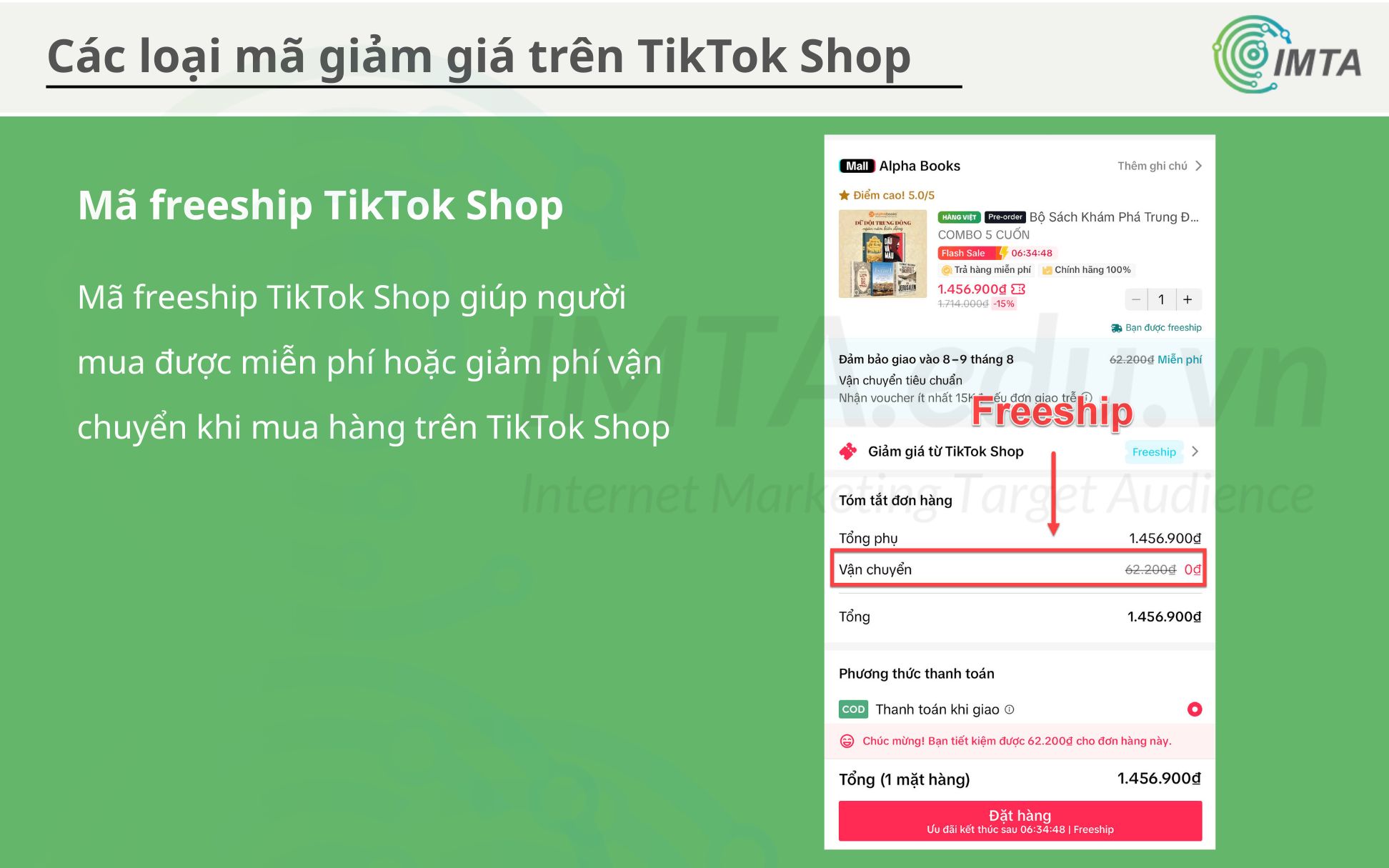 Mã freepship TikTok Shop