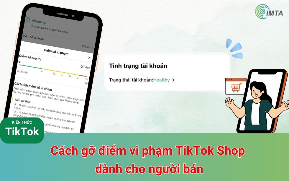 Cách gỡ điểm vi phạm TikTok Shop dành cho người bán
