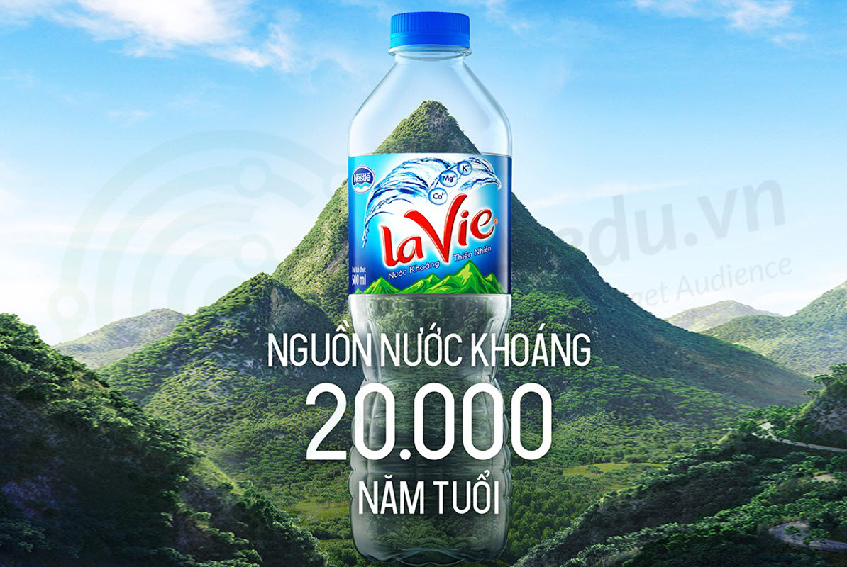 Brand Story của nước suối La Vie nổi tiếng với mạch nước ngầm 20.000 năm