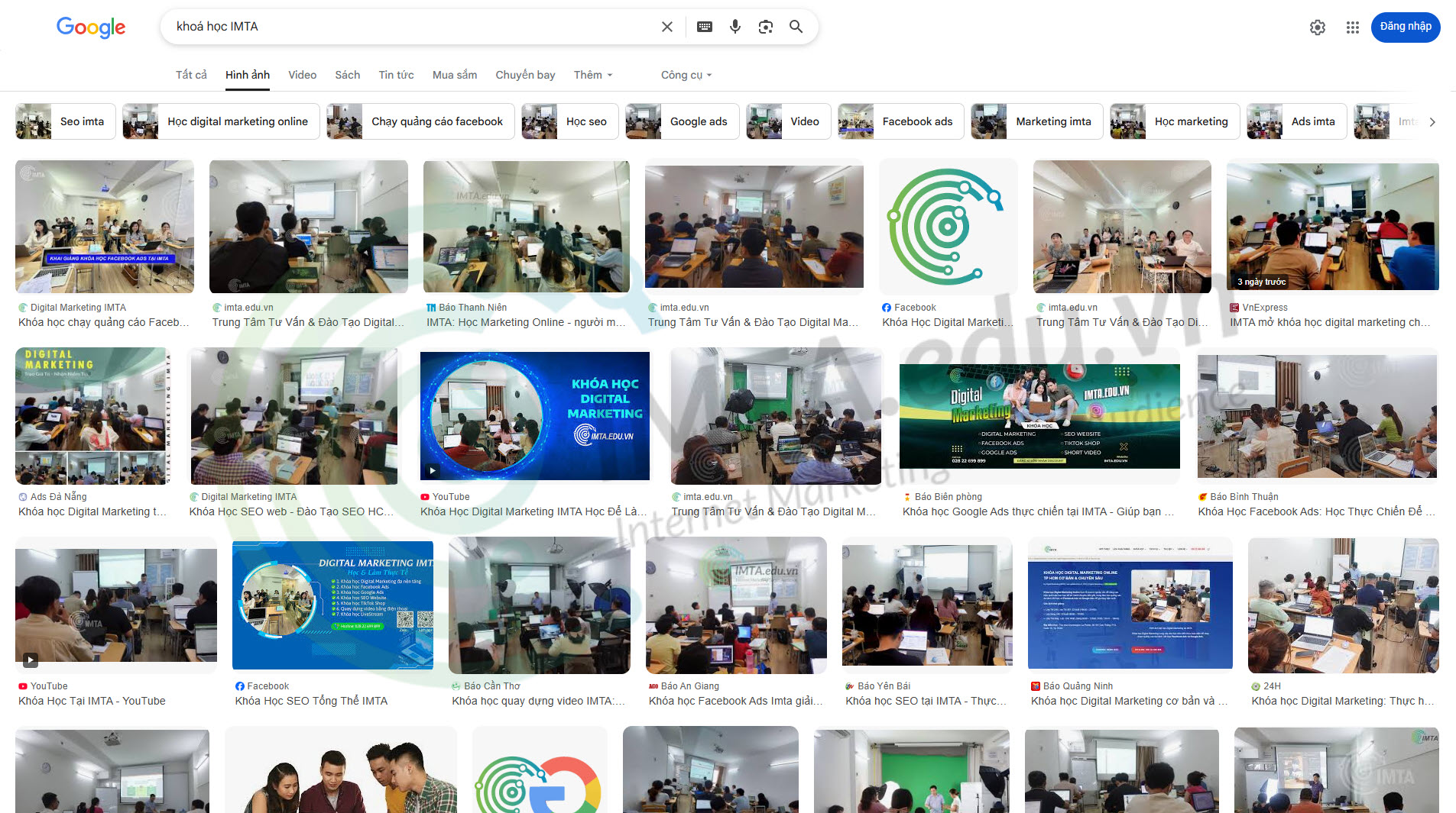 SEO hình ảnh giúp hiển thị trên Google Image, tăng traffic