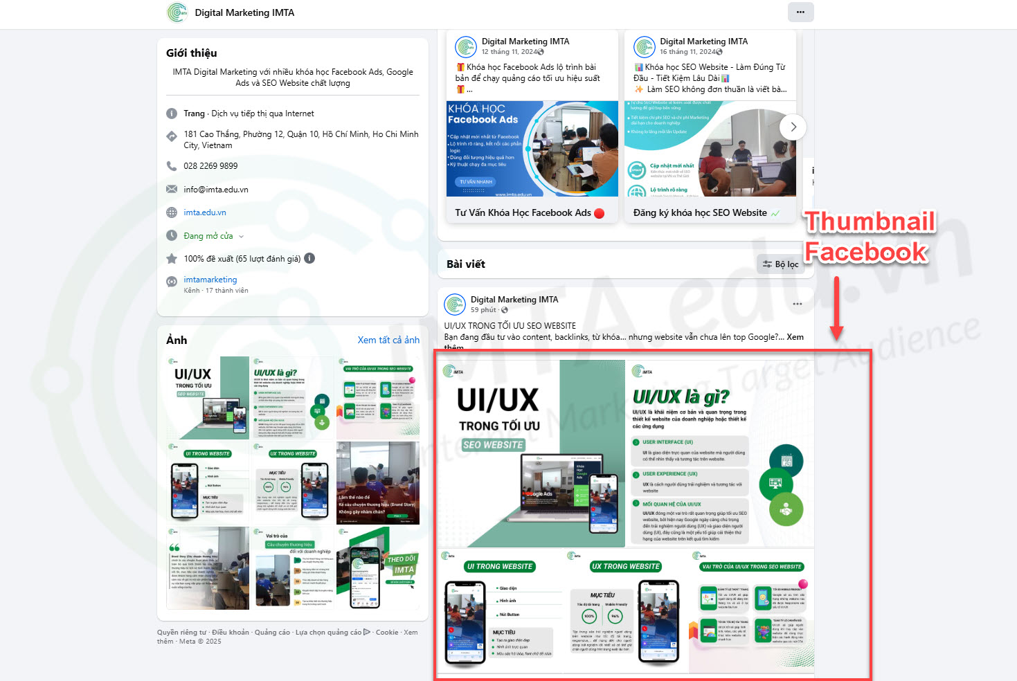 Thumbnail Facebook