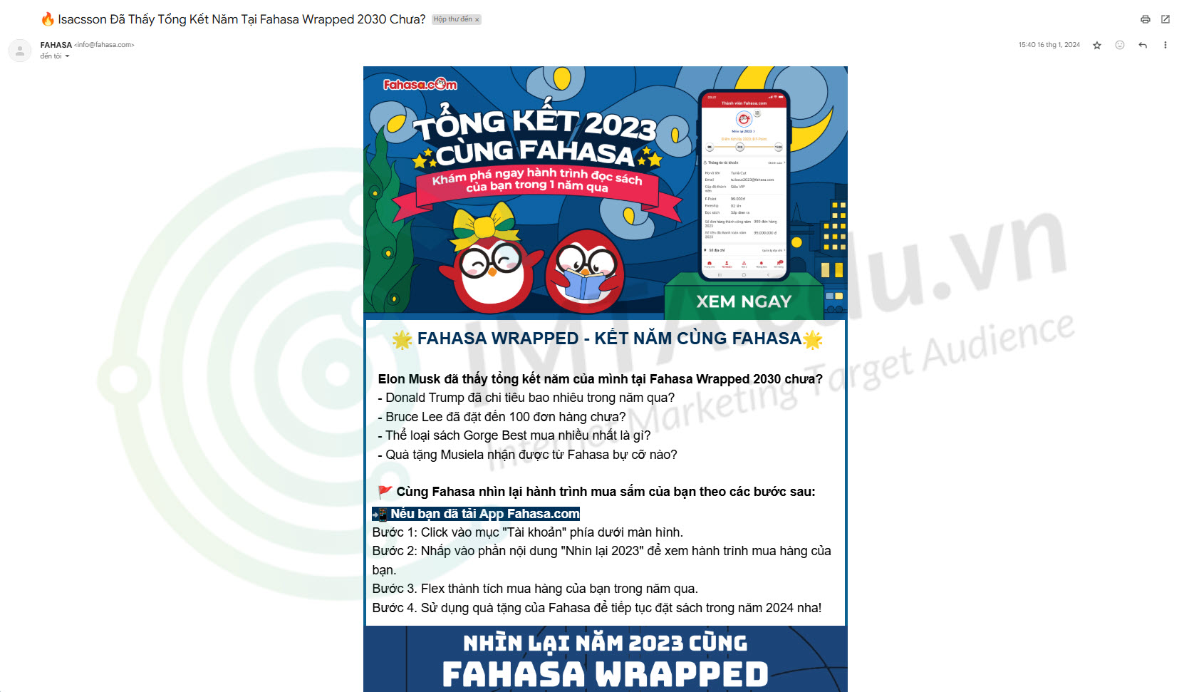 Chiến dịch Email Marketing cá nhân hóa