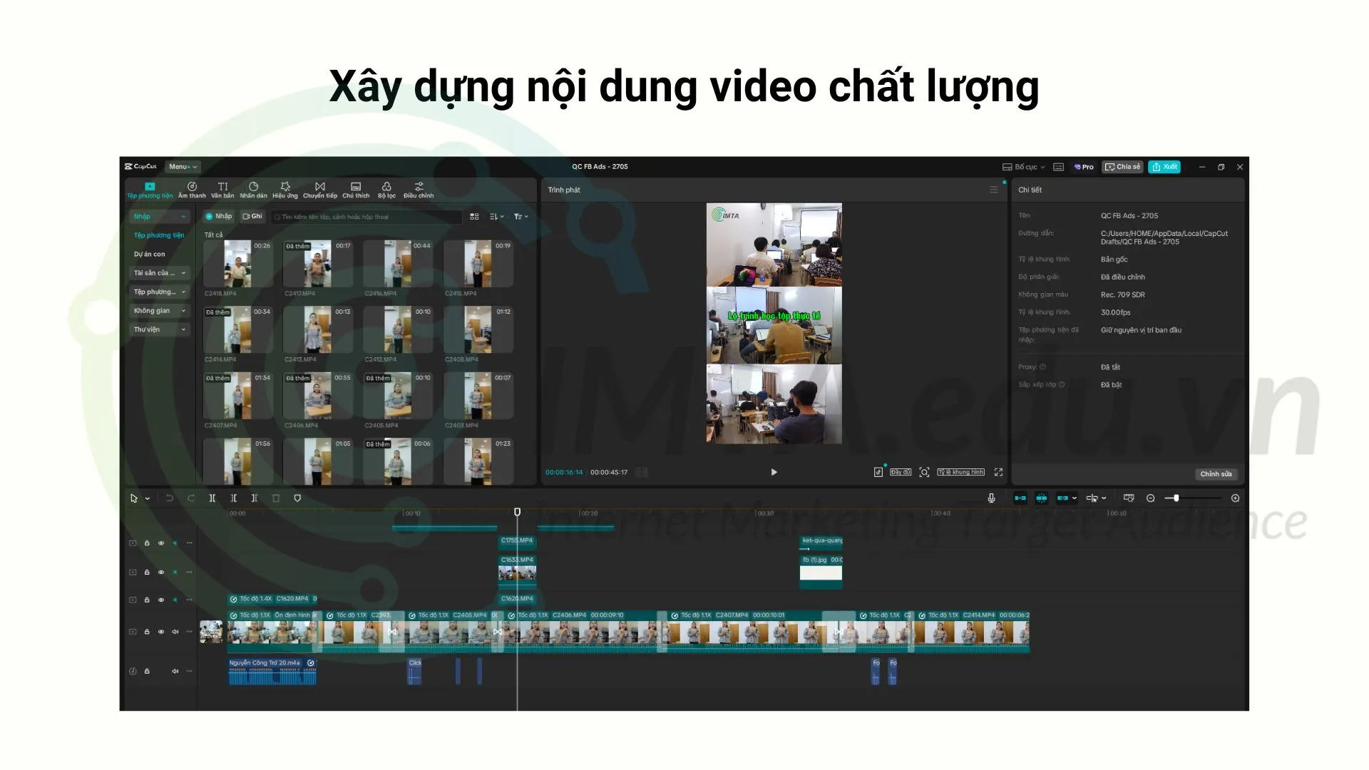 Xây dựng nội dưng video chất lượng