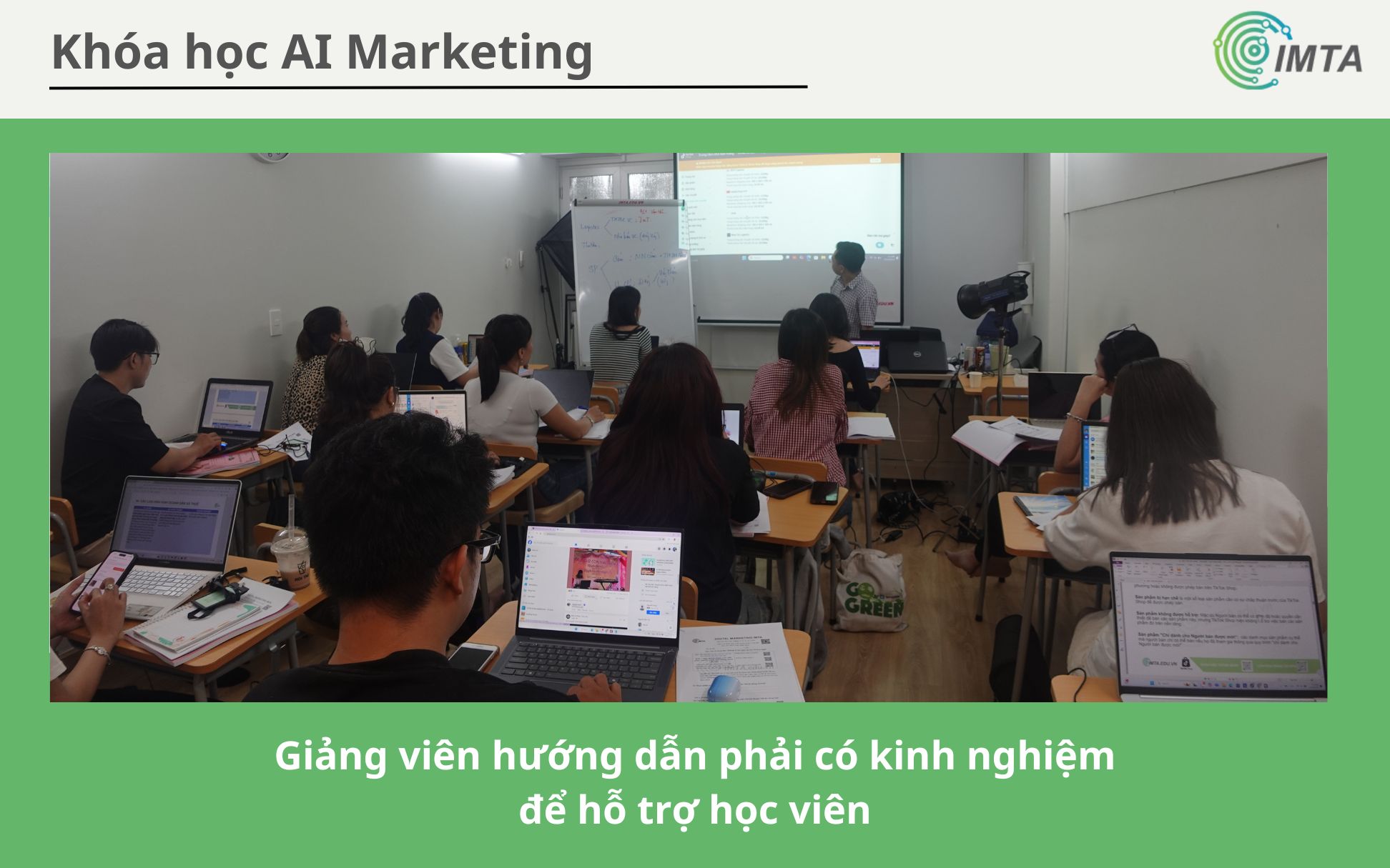 Giảng viên hướng dẫn phải có kinh nghiệm để hỗ trợ học viên