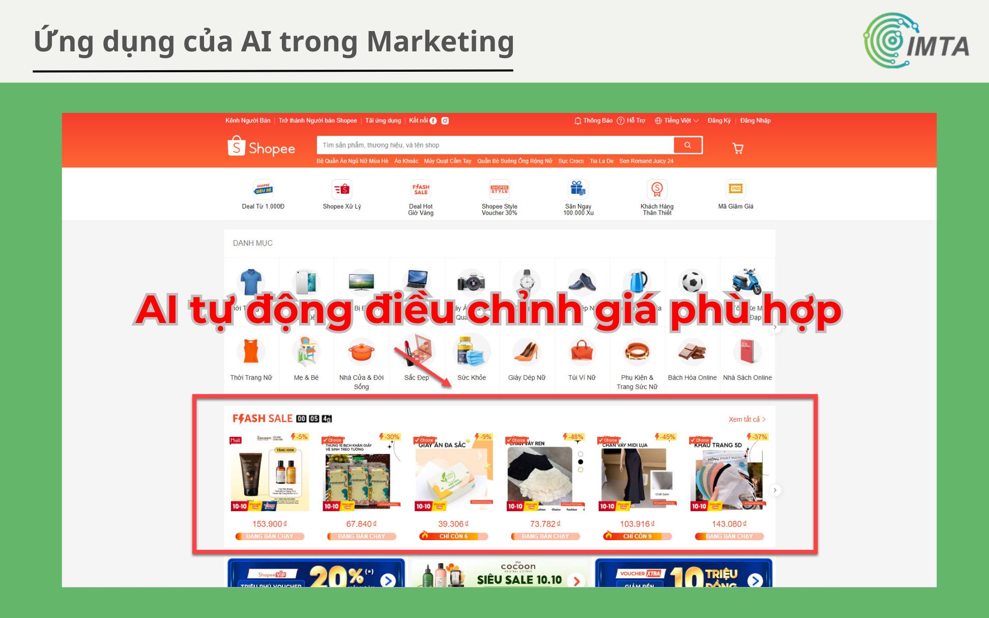 AI hỗ trợ định giá động