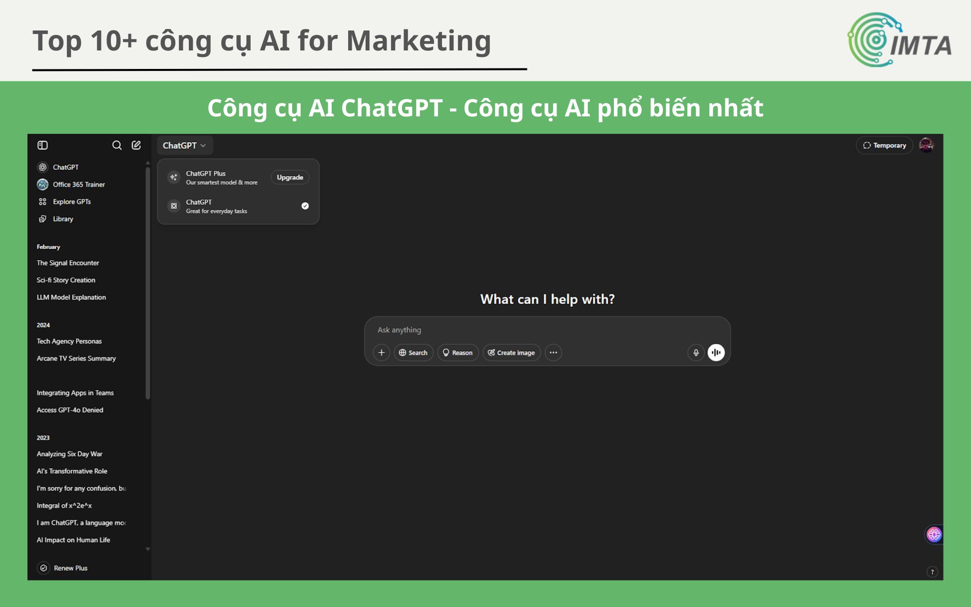 ChatGPT - Công cụ AI phổ biến nhất
