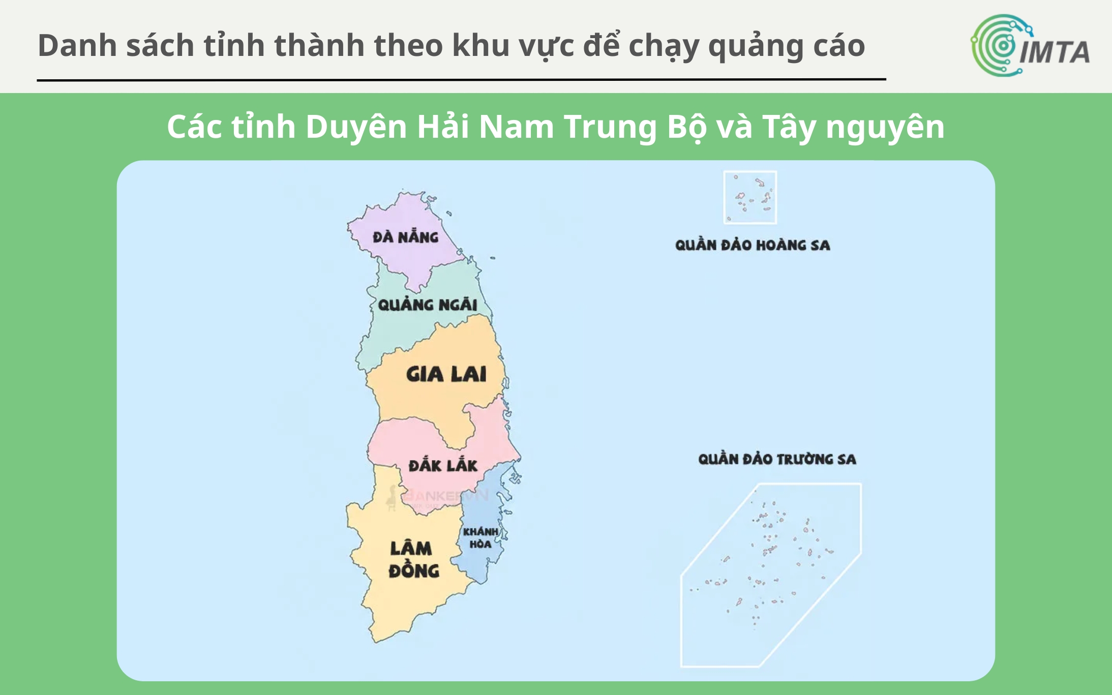 Các tỉnh Duyên Hải Nam Trung Bộ và Tây nguyên (6 Tỉnh, Thành)