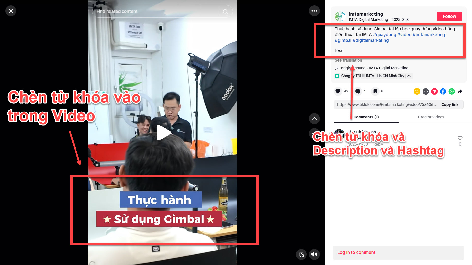 Tối ưu SEO cho Video, Thumbnail, Mô tả, Hashtag,...
