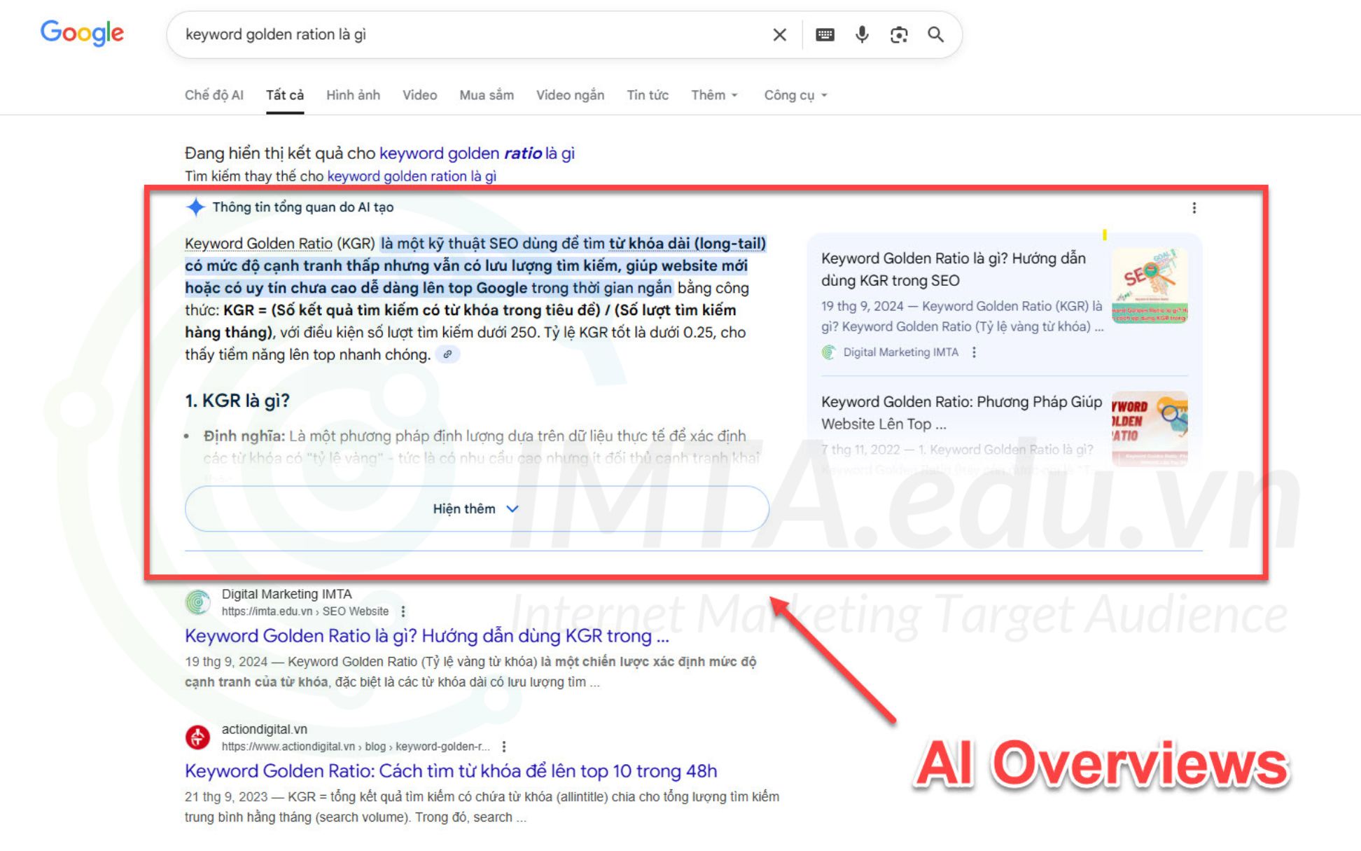 Tổng quan về Google AI Overviews