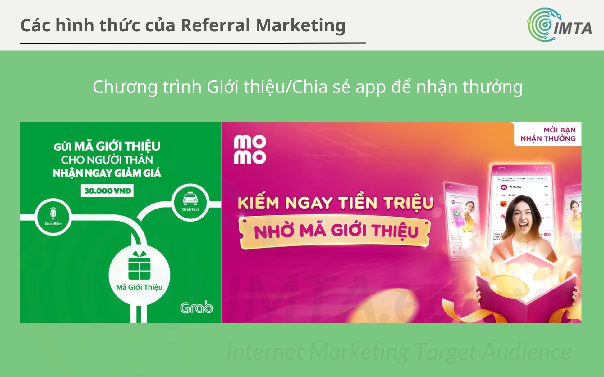 Hình thức chia sẻ/ Giới thiệu để nhận thưởng