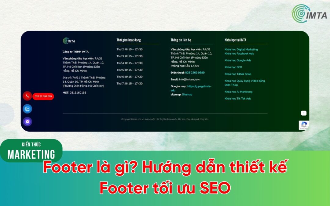 Footer là gì? Hướng dẫn thiết kế Footer tối ưu SEO (2026)