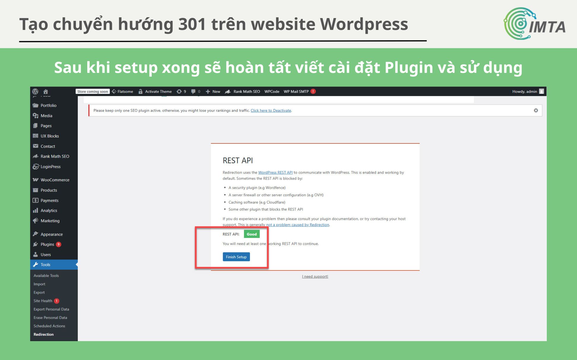 Sau khi setup xong sẽ hoàn tất viết cài đặt Plugin và sử dụng