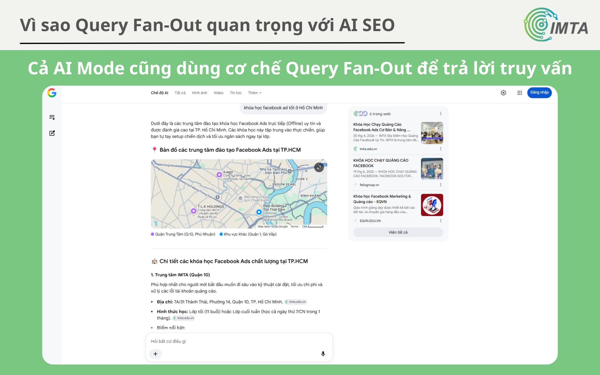 Cả AI Overviews & AI Mode đều dùng cơ chế Query Fan-Out để trả lời truy vấn