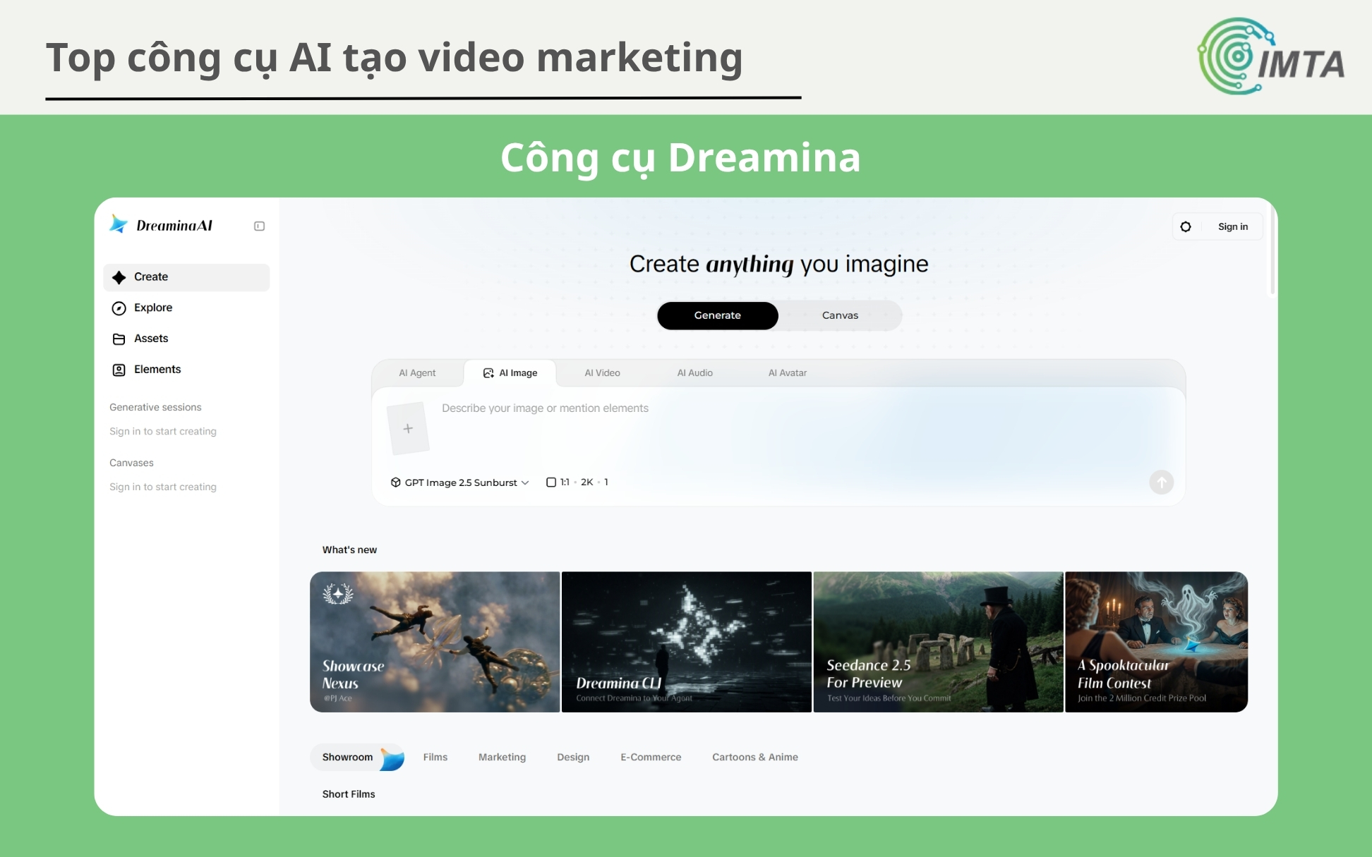 công cụ Dreamina