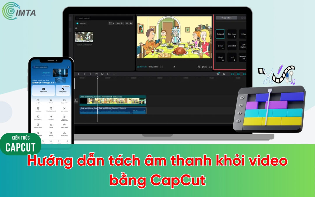 Hướng dẫn tách âm thanh khỏi video bằng CapCut